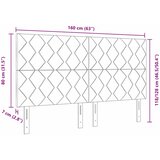  Uzglavlje Tamno siva 160 cm Baršun | shoptok.hr
