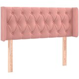 Maison Chic posteljno vzglavje - vzglavna omarica - nočna omarica z ušesi roza 103x16x78/88 cm žamet, (21710723) | Shoptok.si
