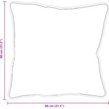  2-u-1 Punionica s jastukom 2 pcs Bijela 135 x 220 cm Mikrofibra | shoptok.hr