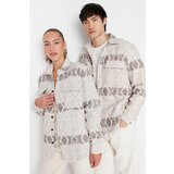 Trendyol Ecru Unisex Regular Fit Double Pocket Flap Ethnic Shirt Cijene