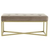 Kayoom KLOP BREZ NASLONA, kovina, umetna masa, tekstil, leseni material rjavosiva, zlate barve | Shoptok.si