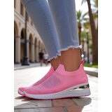 Resti Slip-on women's wedge sneakers with rhinestones Qelavise | Shoptok.si
