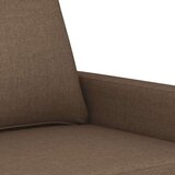  3-dijelni set sofa s jastucima smeđi od tkanine | shoptok.hr