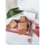 DStreet Klapki damskie SATELIVA beżowe | Shoptok.si