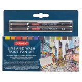  Set akvarel Derwent Line+Wash 2305866 Slike