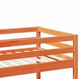 Krevet na kat voštano smeđi 90x200 cm od masivne borovine | shoptok.hr