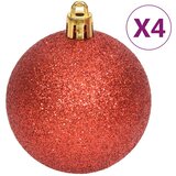  Set božićnih kuglica od 108 komada crvene i bijele | shoptok.hr