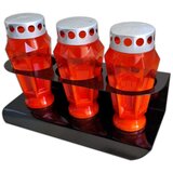  Nosač za tri lampiona, crni | shoptok.hr