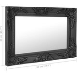  Zidno ogledalo u baroknom stilu 60 x 40 cm crno | shoptok.hr