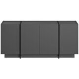 Hanah home Samostojeća komoda Dorma Anthracite Black | Eponuda.com