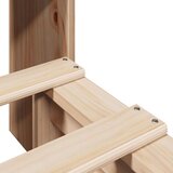  Krevet s regalom za knjige bez madraca 90x190 cm masivno drvo | shoptok.hr