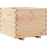  Vrtno cvetlično korito 60x60x49,5 cm trdna borovina | Shoptok.si