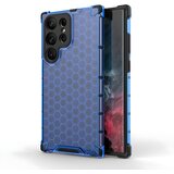 IZMAEL.eu Honeycomb pancirna futrola sa silikonskim okvirom za Samsung Galaxy S23 Ultra - Plava | shoptok.hr