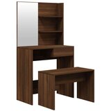 vidaXL set toaletni stolić boja smeđeg hrasta 74,5x40x141 cm | shoptok.hr