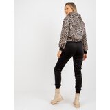 RUE PARIS Set-WN-KMPL-2410.01P-black-beige | Shoptok.si
