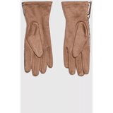 Marisse Brown Quilted Gloves | ePonuda.com