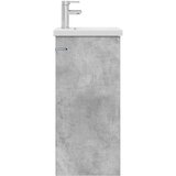  Kupaonski umivaonik s sudoperom Betonska siva 42 x 40 x 84,5 cm | shoptok.hr