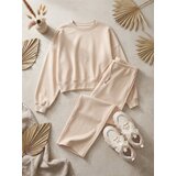 Sinsay Kratka crewneck majica | shoptok.hr