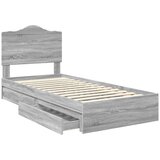  Okvir za krevet Siva Sonoma 90 x 200 cm Konstruirano drvo | shoptok.hr