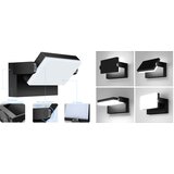 KINGWEN 40 W LED Stenske Svetilke s 360° vrtljivim panelom - komplet 4 kosov | Shoptok.si