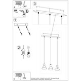  Obesna svetilka TALEJA 3 bela [ES111], (21347495) | Shoptok.si