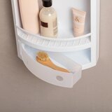  Polica za kupaonicu kutna bijela | shoptok.hr