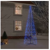  Novoletna jelka stožec 1400 modrih LED lučk 160x500 cm