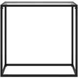  Konzolni stol prozirni 80 x 35 x 75 cm od kaljenog stakla | shoptok.hr