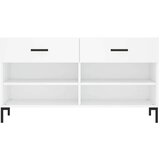  Klupa za cipele bijela 102 x 35 x 55 cm od konstruiranog drva | shoptok.hr