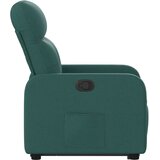 Naslonjač na podizanje od tkanine tamnozeleni | shoptok.hr