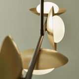 Endon 92036 - Visilica na sajli RUFFLE 4xG9/3W/230V mesing/crna | Eponuda.com