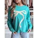 DStreet Bluza damska one size oversize SOFTTIE turkusowa | shoptok.hr