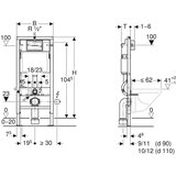 Geberit Vodokotlić podžbukni basic duofix set delta 20 4u1 + tipka krom sjaj | shoptok.hr