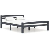  Posteljni okvir temno siv iz trdne borovine 120x200 cm, (20646225) Cene