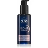 Schwarzkopf Gliss Night Elixir eliksir bez ispiranja za ispucale vrhove kose 100 ml