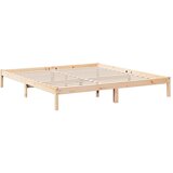  Dugi okvir kreveta bez madraca bijeli 200x210 cm od borovine | shoptok.hr