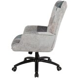 CARRYHOME PISARNIŠKI STOL kovina, umetna masa, tekstil rjava, siva, črna, bež | Shoptok.si