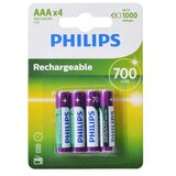 Philips baterija, punjiva, HR03 AAA, 700mAh, , 4K Cene