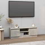 The Living Store TV omarica z vrati betonsko siva 102x30x36 cm - TV Omarica Z Vrati, (21375427) Cene
