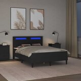  Krevetna konstrukcija Crna 120 x 190 cm Umjetna koža | shoptok.hr