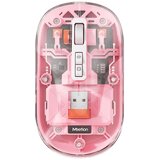 MeeTion BTM005PK bežični BT punjivi miš, 2.4GHZ, pink | ePonuda.com