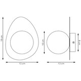  Zidna svetiljka OVO 1xG9/8W/230V siva | Eponuda.com