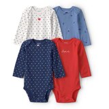 Carter's bodi za bebe devojčice - set od 4 kom. Cene