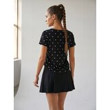 Sinsay Pamučna majica s točkicama | shoptok.hr