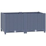  Povišena gredica 80x40x38 cm od polipropilena | shoptok.hr