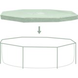 Swim Essentials ponjava za bazen in zaščitna talna podlaga za frame pools Ø 305 cm | Shoptok.si