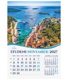  KALENDAR &amp;quot;BISERI JADRANA 2027&amp;quot; 13 LISTOVA, SPIRALA Slike