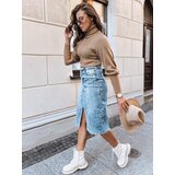 DStreet Sweter damski INGRIDA jasnobrązowy | Shoptok.si