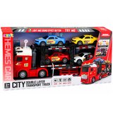  Lora Transporter Tow Truck with 4 Cars Lights Sounds | Shoptok.si