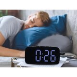  LCD budilka z vibracijsko ploščo za vzglavnik črna | Shoptok.si